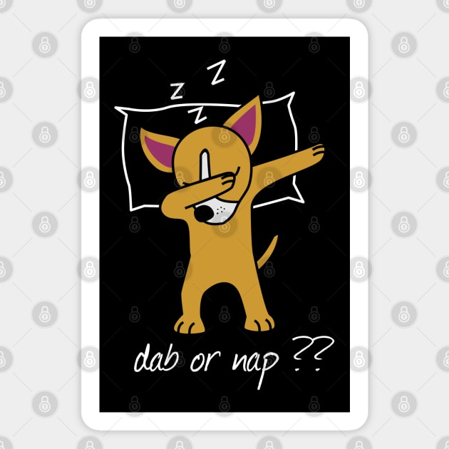 Funny Cartoon Dab or Nap Magnet by Toogoo